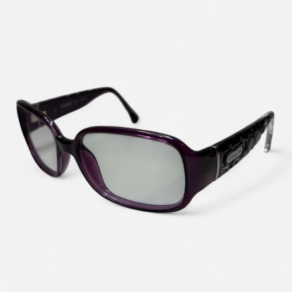 COACH S3011 PURPLE COACH SUNGLASSES FRAMES ONLY 55•15•120 COACH SUNGLASSES FRAME